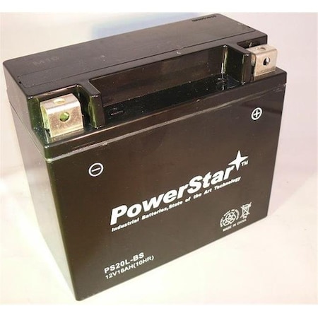 PowerStar PS-680-316 Battery Fits Or Replaces Yuasa YTX20L-BS